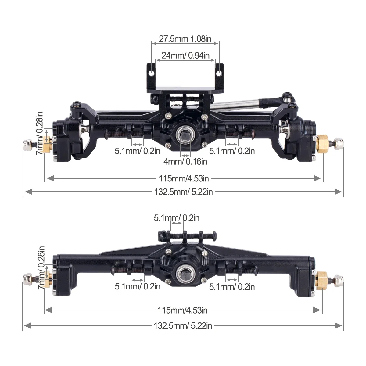 Aluminum CNC Portal Axles +10m - đánh giá và giá Hobby Zone Rc