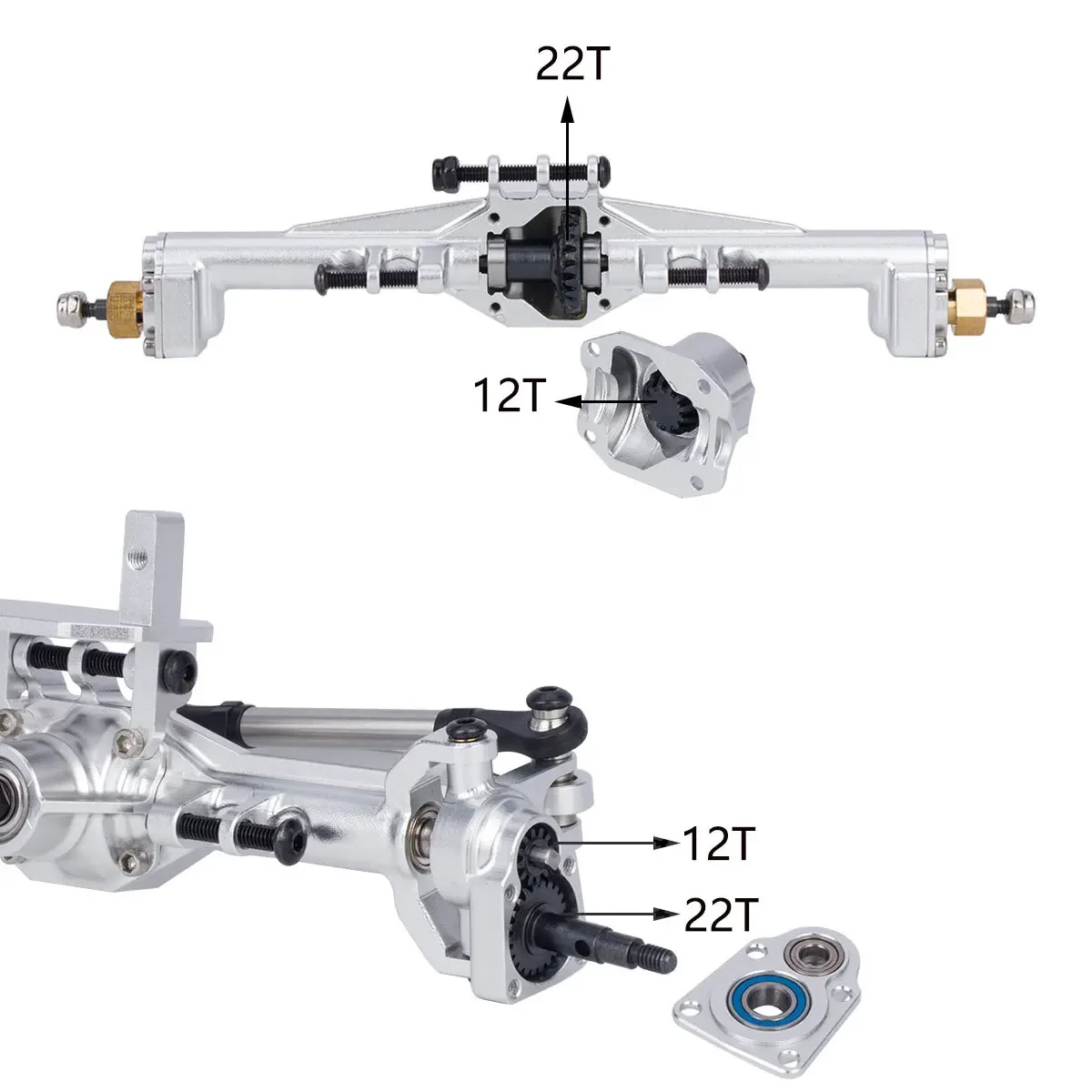 Aluminum CNC Portal Axles +10m - đánh giá và giá Hobby Zone Rc