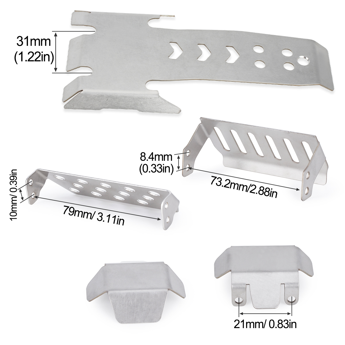 Stainless Steel Axle Protector - đánh giá và giá Hobby Zone Rc