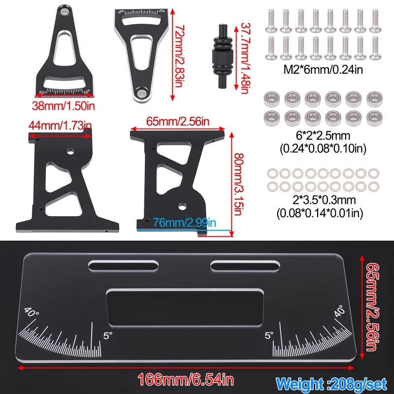 CNC Aluminum RC Chassis Setup  - đánh giá và giá Rc Hobby Tools