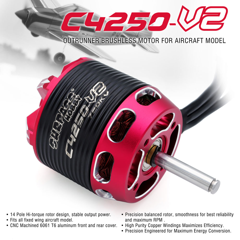 SURPASS HOBBY C4240 750KV/850K - đánh giá và giá Rc Hobby Plane