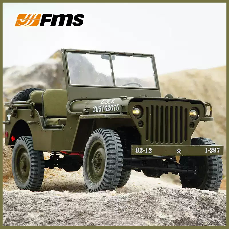 FMS 1/6 Climber 1941 Willys MB - đánh giá và giá Hobby Zone Rc
